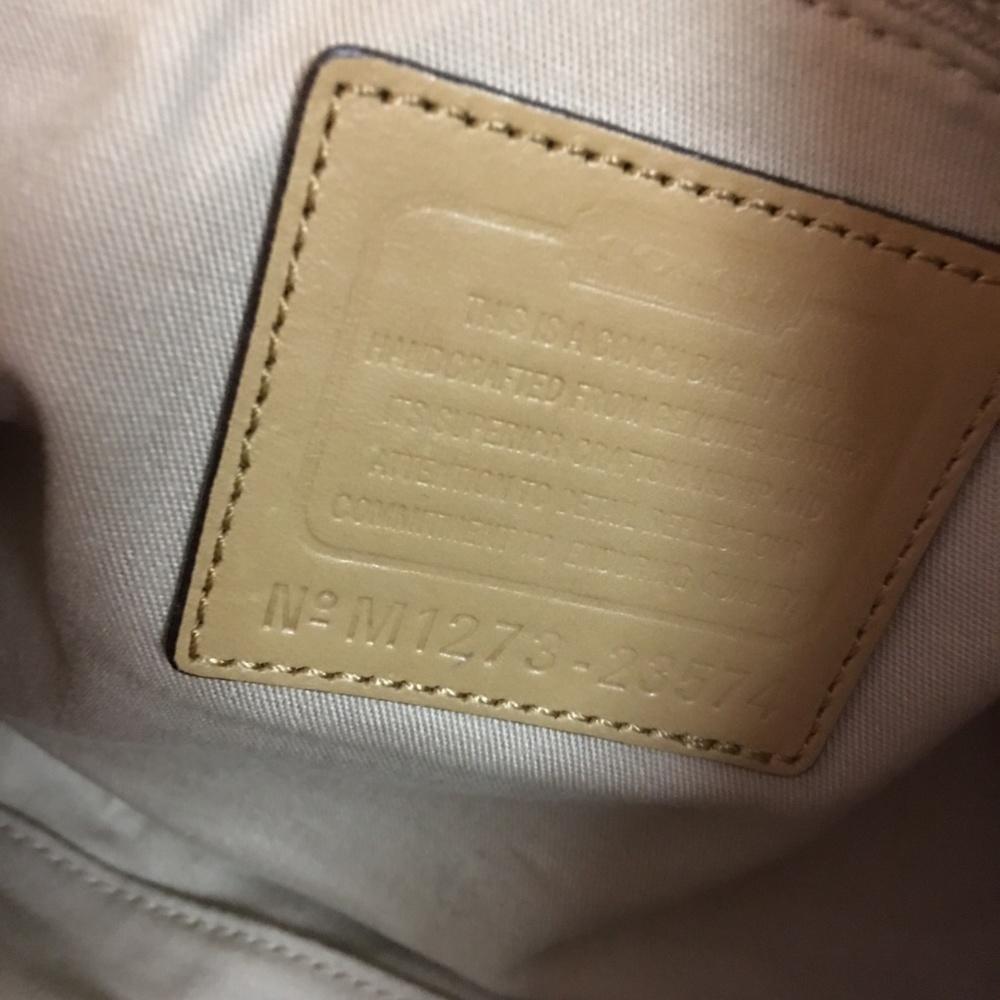 COACH Camel Leather LEGACY HALEY Satchel 23574 - Picture 4 of 8